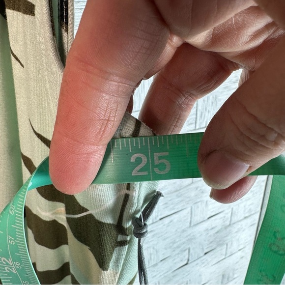 Liz Claiborne floral, tropical mini dress drawstring waist tropical plus size - Picture 7 of 10